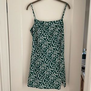 Princess Polly Green Floral Mini Dress